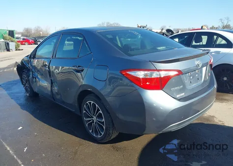 2014 Toyota Corolla S Plus z USA, uszkodzony, nr VIN 2T1BURHE4EC142964